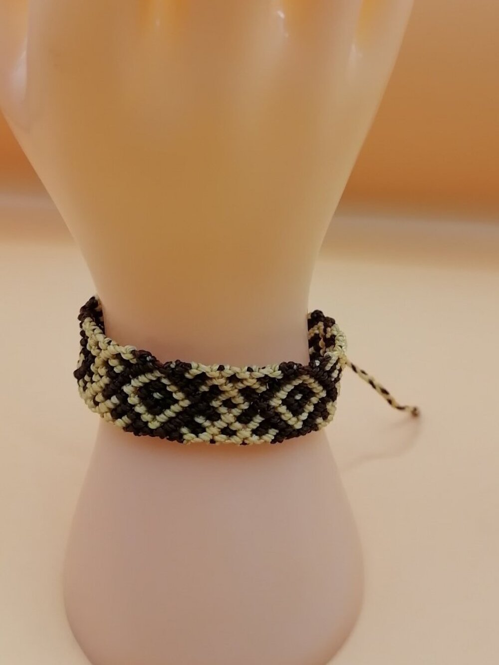Geometric Macrame Bracelet Handmade Unisex Bracelet